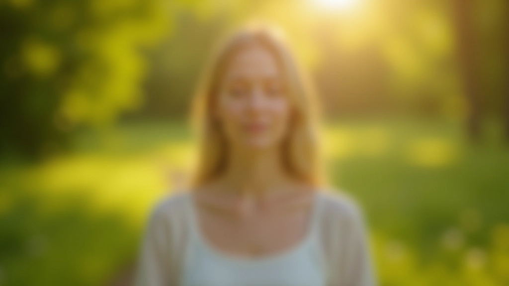 Personne en méditation dans un environnement calme et naturel