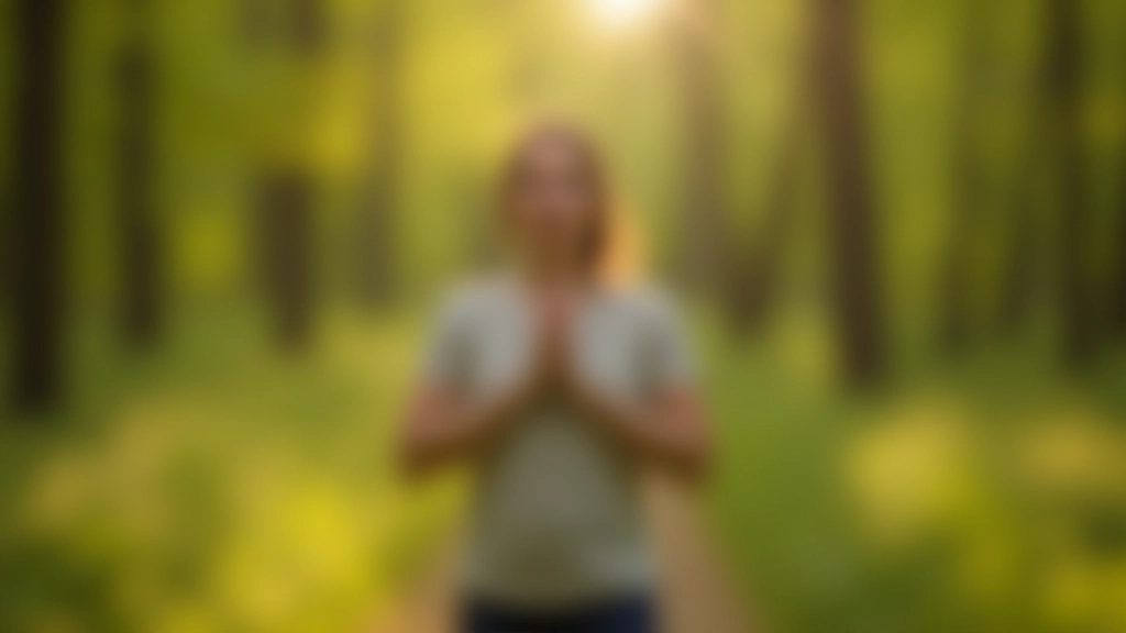 Personne en train de marcher dans la nature pendant une méditation en pleine conscience